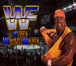 WWF Super WrestleMania (Japan) Title Screen